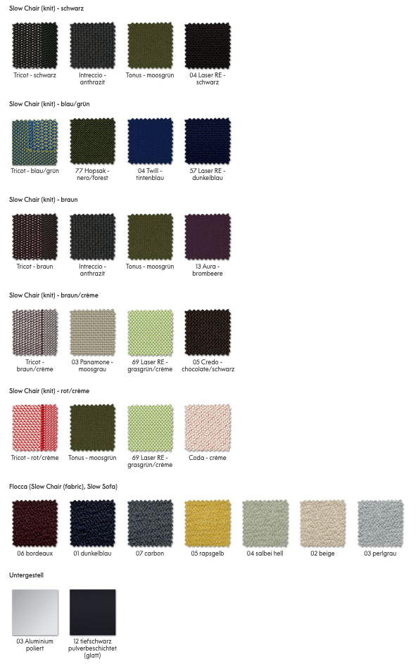 Mit den Vitra Cushions in verschiedenen Grössen, 40 Stoffen und 585 Farben
