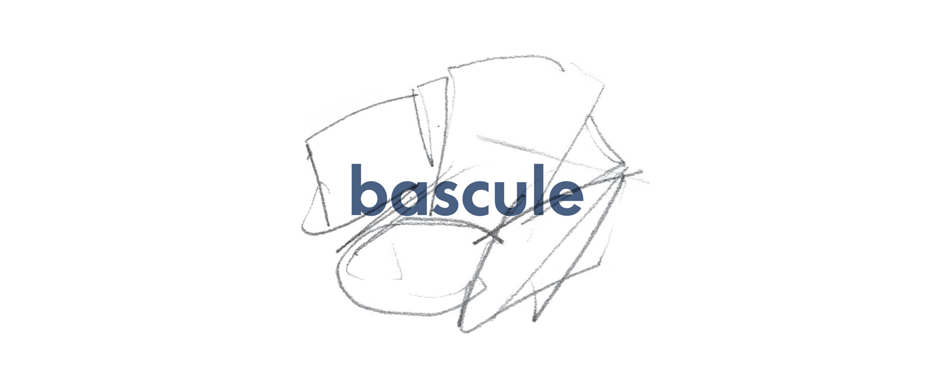 Vitra Bascule Sessel Skizze