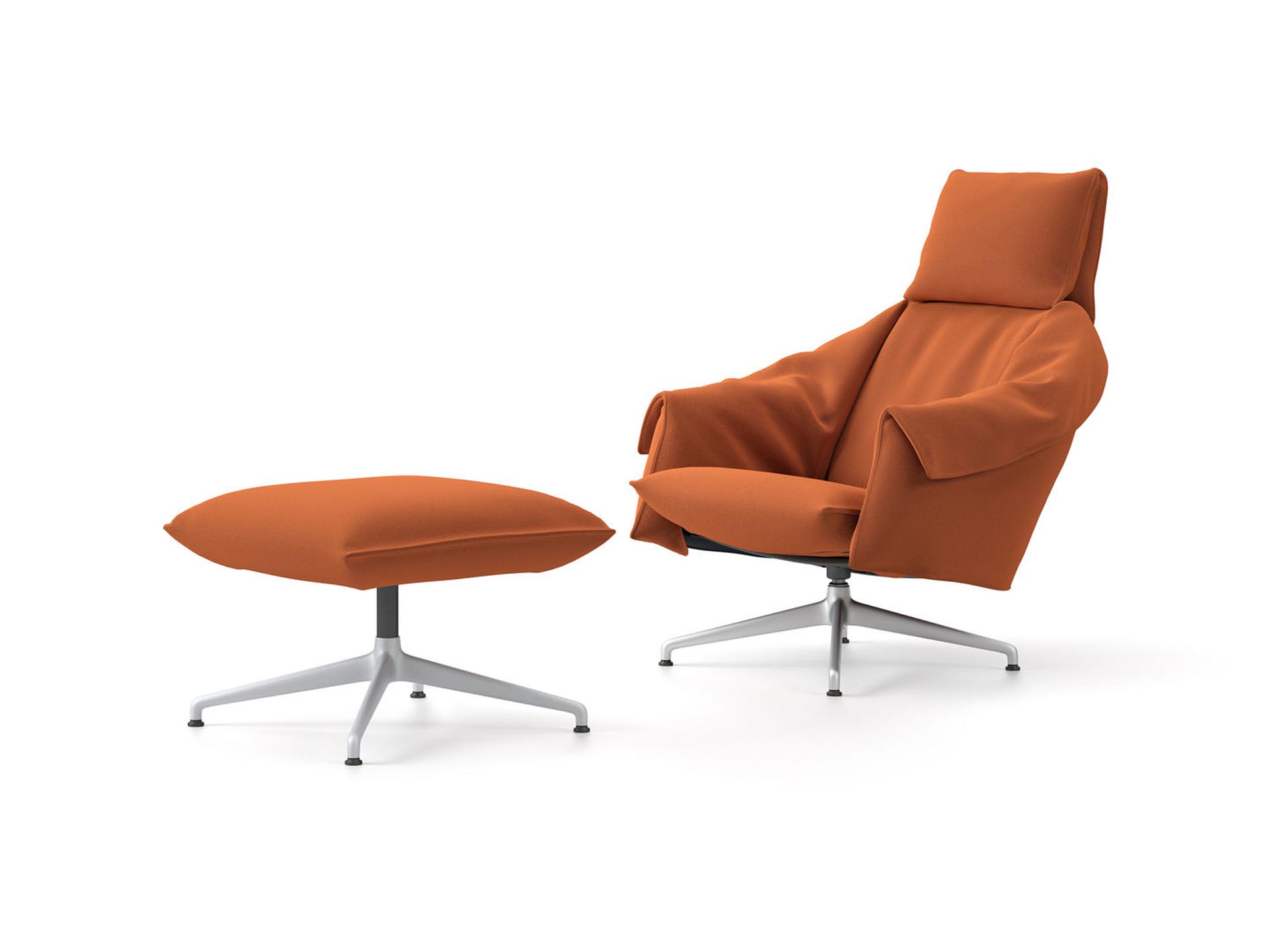 Vitra Bascule Sessel mit Ottoman
